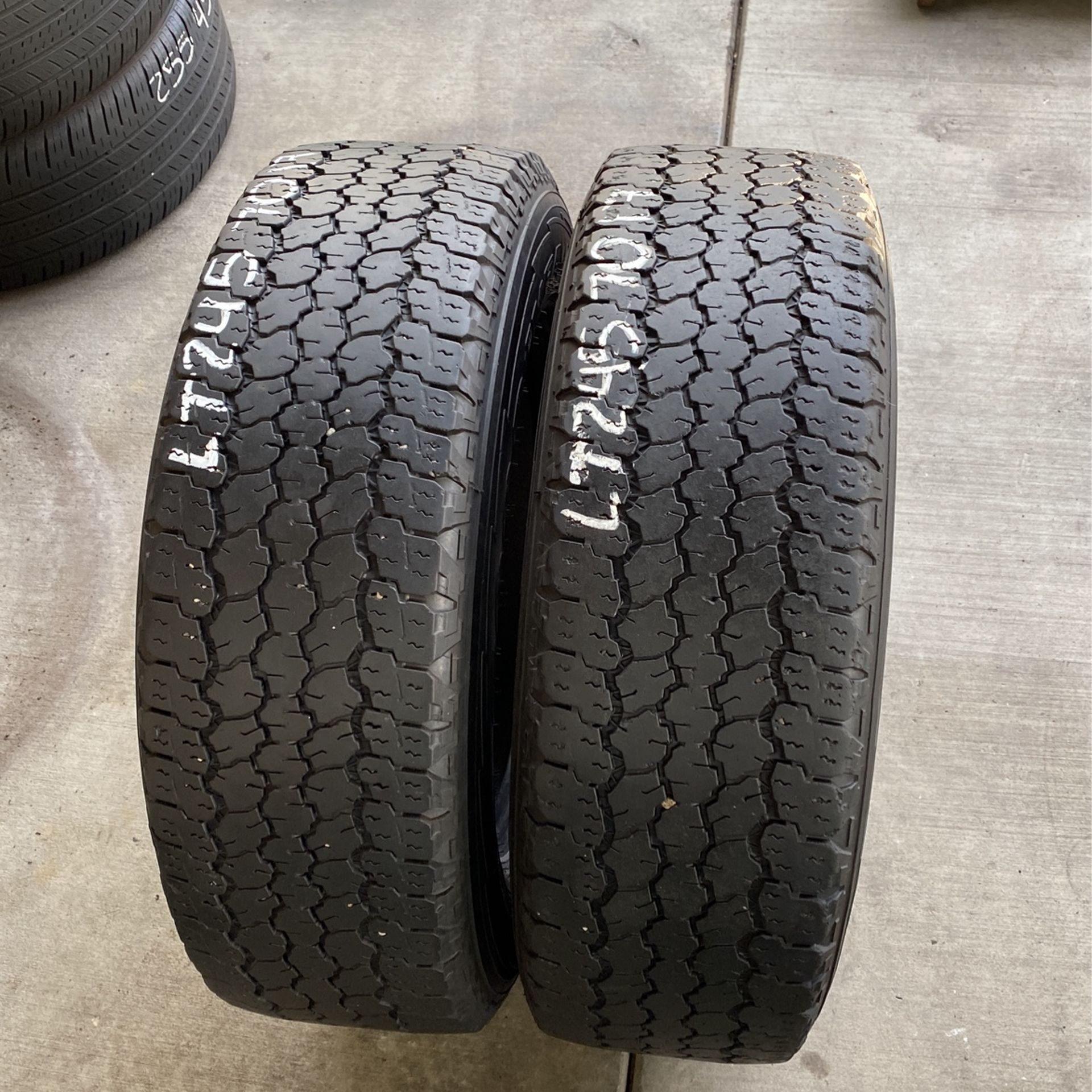 LT245/70r17 E10 Goodyear Used Tires for Sale in Riverside, CA - OfferUp