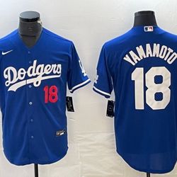 LOS ANGELES DODGERS YAMAMOTO BASEBALL JERSEY 