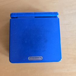 Gameboy Advanced SP cobalt blue with charger