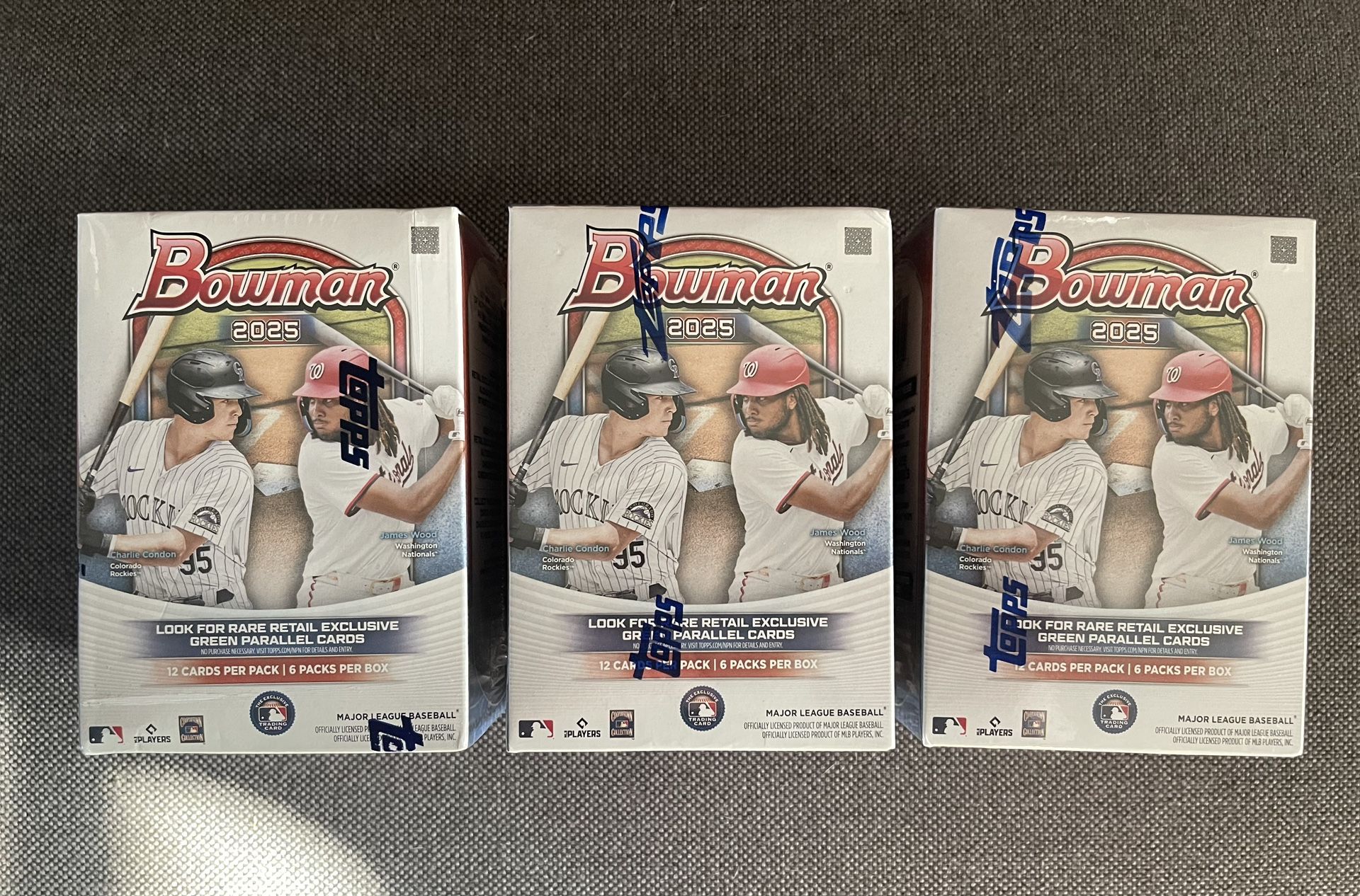 2025 MLB Bowman Baseball - Sealed - 3 Box Bundle