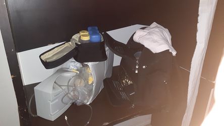 Breast pump fully loaded