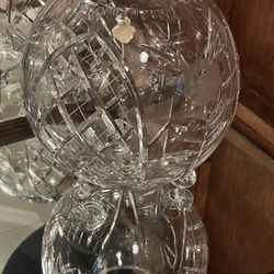 Vintage Crystal Footed Bowl