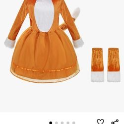 Fox Costume Sz 8-10
