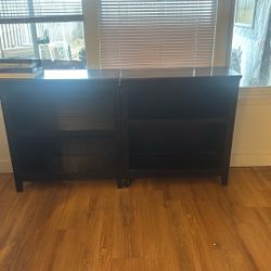 Two Black Shelves 