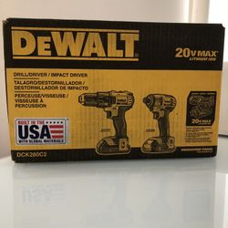  DEWALT 20-Volt MAX Cordless Drill/Impact Combo Kit (2-Tool) 