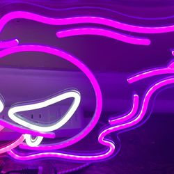 Ghastly Pokémon Neon Sign