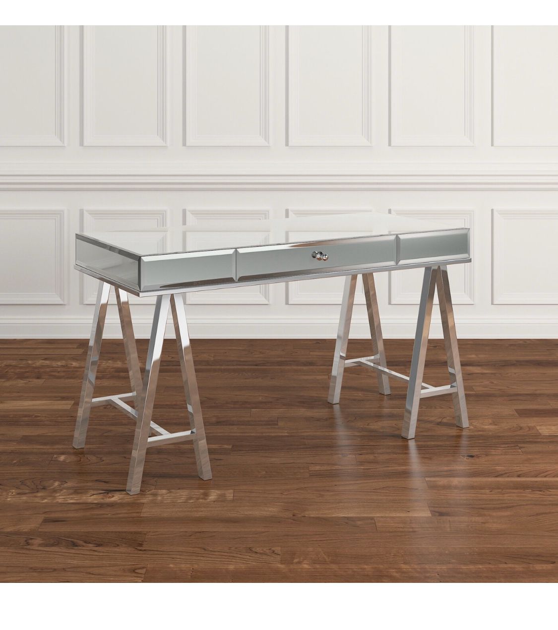 Mirrored desk/vanity table