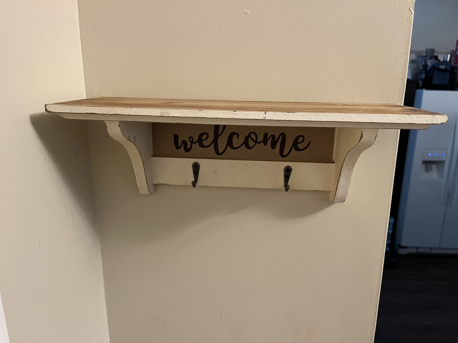 Shelf/coat Or Keys Hooks