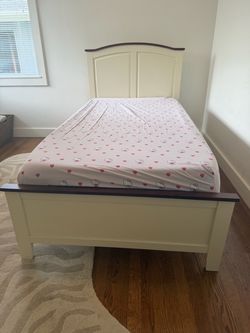 Pottery barn style twin bed frame
