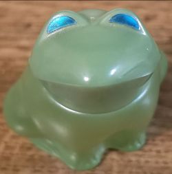Avon Green Frog Collectible