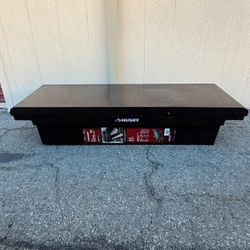 Husky 71 in. Graphite Aluminum Full Size Low Profile Crossover Truck Tool Box