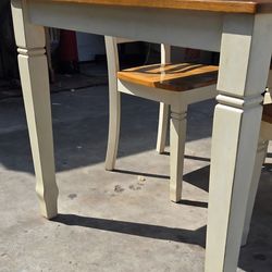 Table And 3 Chairs