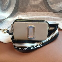 Marc Jacobs The Snapshot Crossbody Bag Cloud White Multi