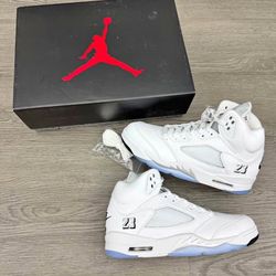 Jordan 5 White Metallic (2026)