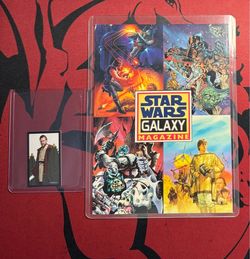 Star Wars Galaxy Magazine 5" X 7" Promo Sheet & Hanafuda Obi