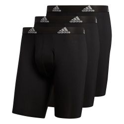 adidas Men's Performance 3-Pack Long Boxer Brief, Underwear Boxer Briefs - 6-Pack Long Men's Underwear Pack