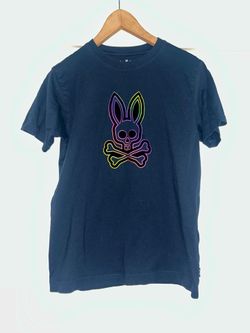 Psycho Bunny Black Graphic Logo Tee