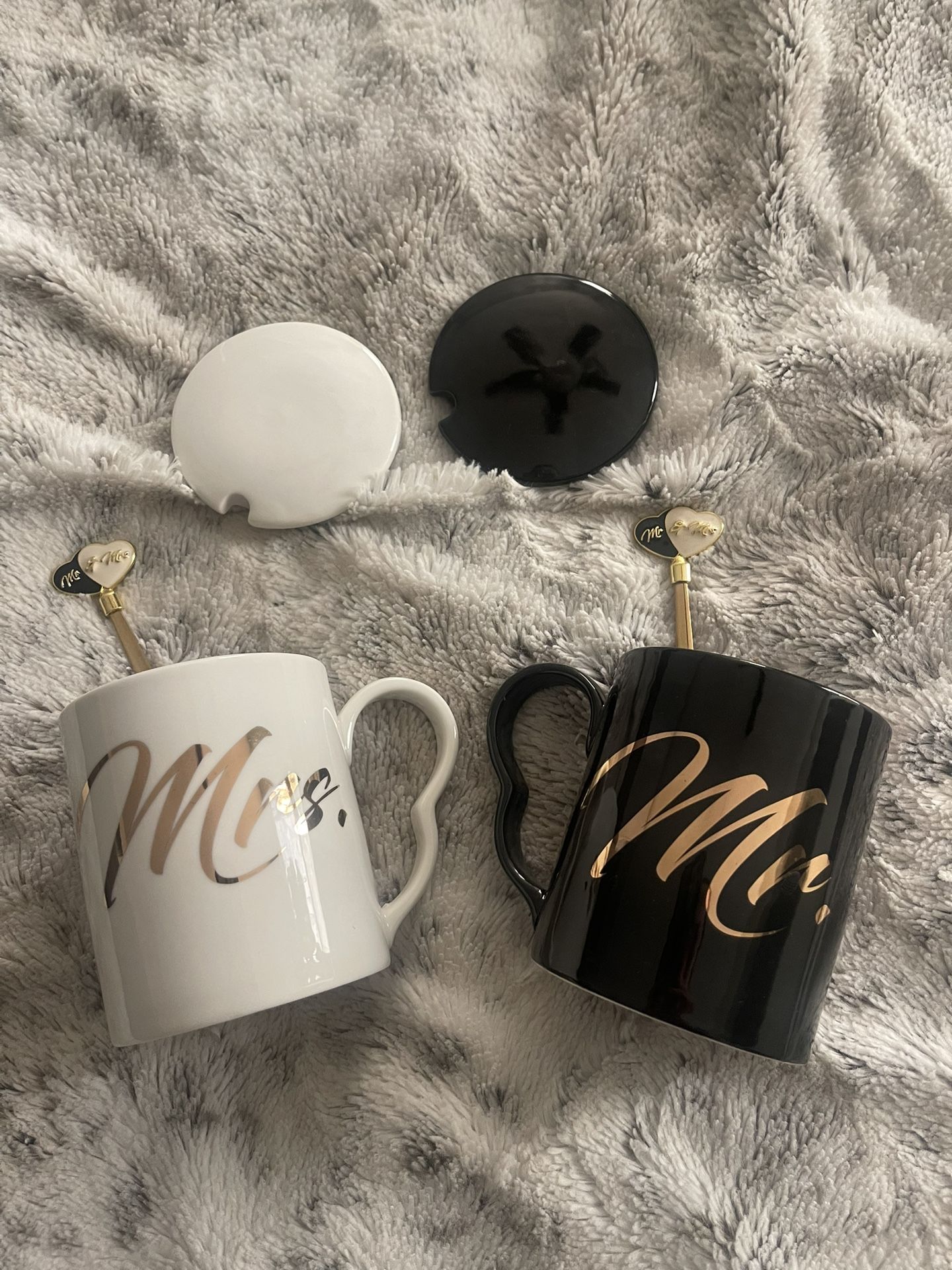 DELUXY Mr and Mrs Coffee Mugs Set