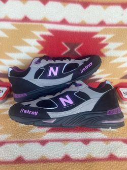New Balance 991 Stray Rats Black/Purple Men’s 8 Used No Box