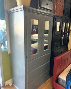 Tall Pine wood Closet wardrobe Fully assembled