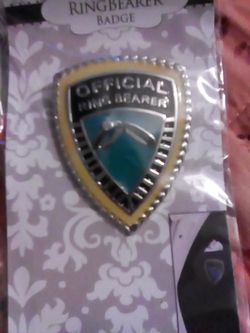 Ring bearer badge