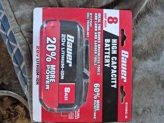 Bauer 20v  8ah Hypermax Lithium battery