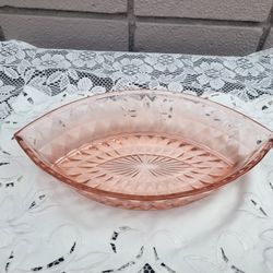 Pink Depression Glass Bowl