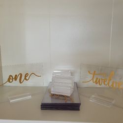 Acrylic Table Numbers