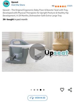 Upseat – The Original Ergonomic Baby Floor & Booster Seat with Tray