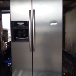 Stainless Steel Side By Side Fridge 