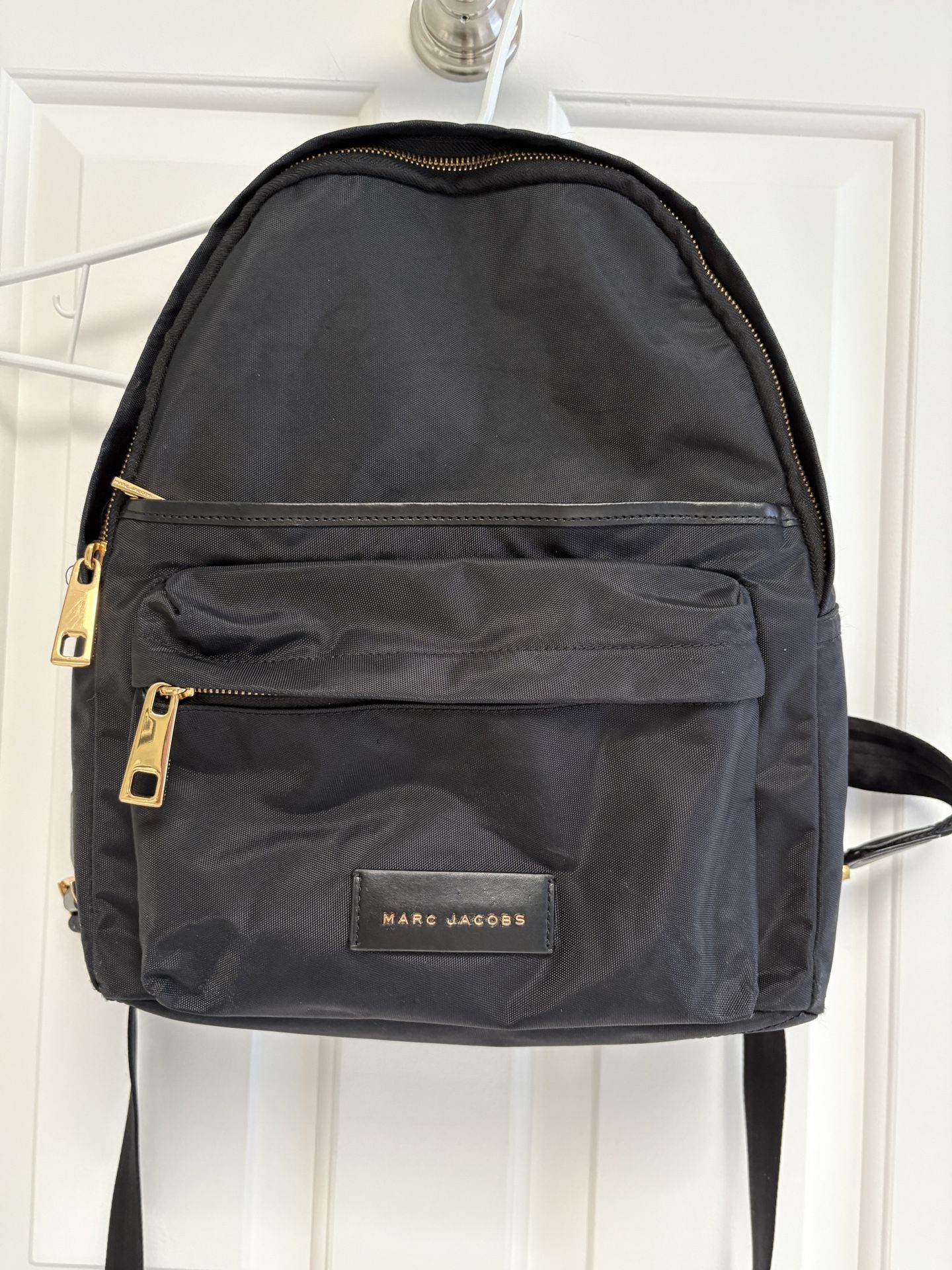 Mark Jacobs black nylon backpack