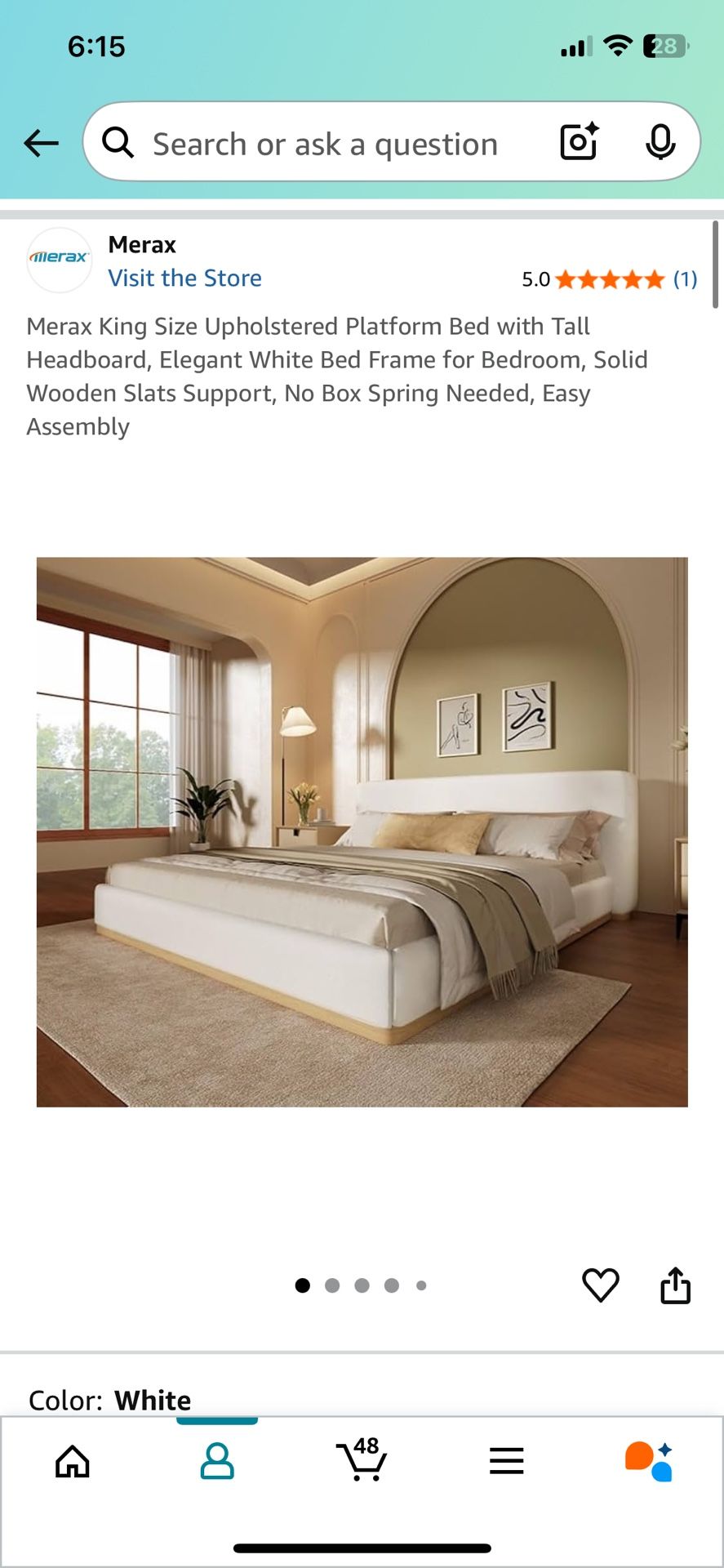 BRAND NEW king bedframe 