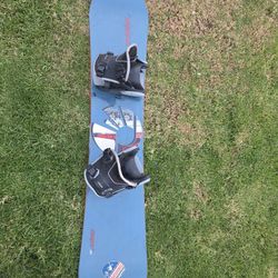 Rossigal Snowboard With Bindings 
