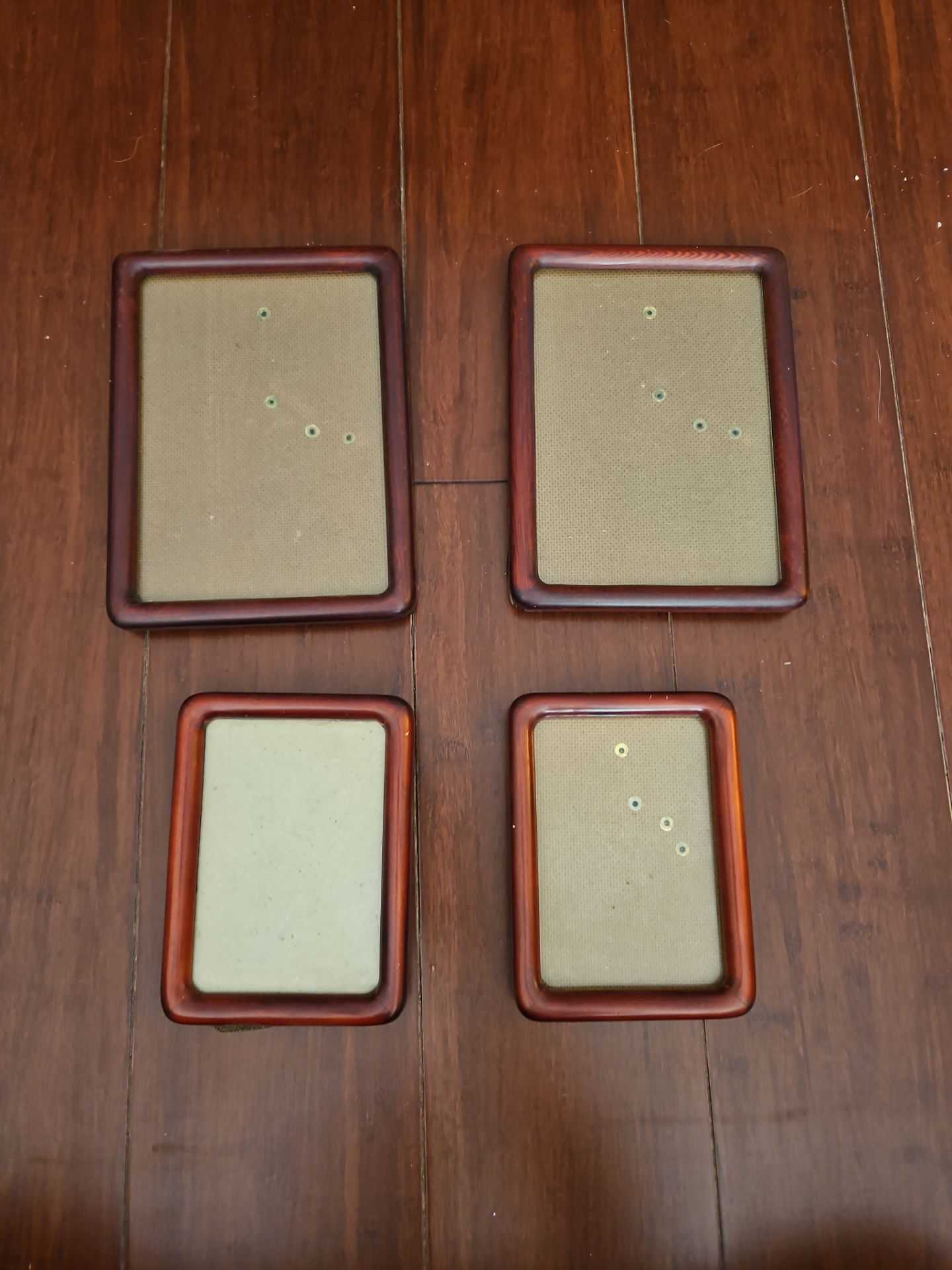 Vintage Cherrywood Rounded Corner Photo Frames