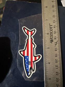 American flag vinyl sticker/decal