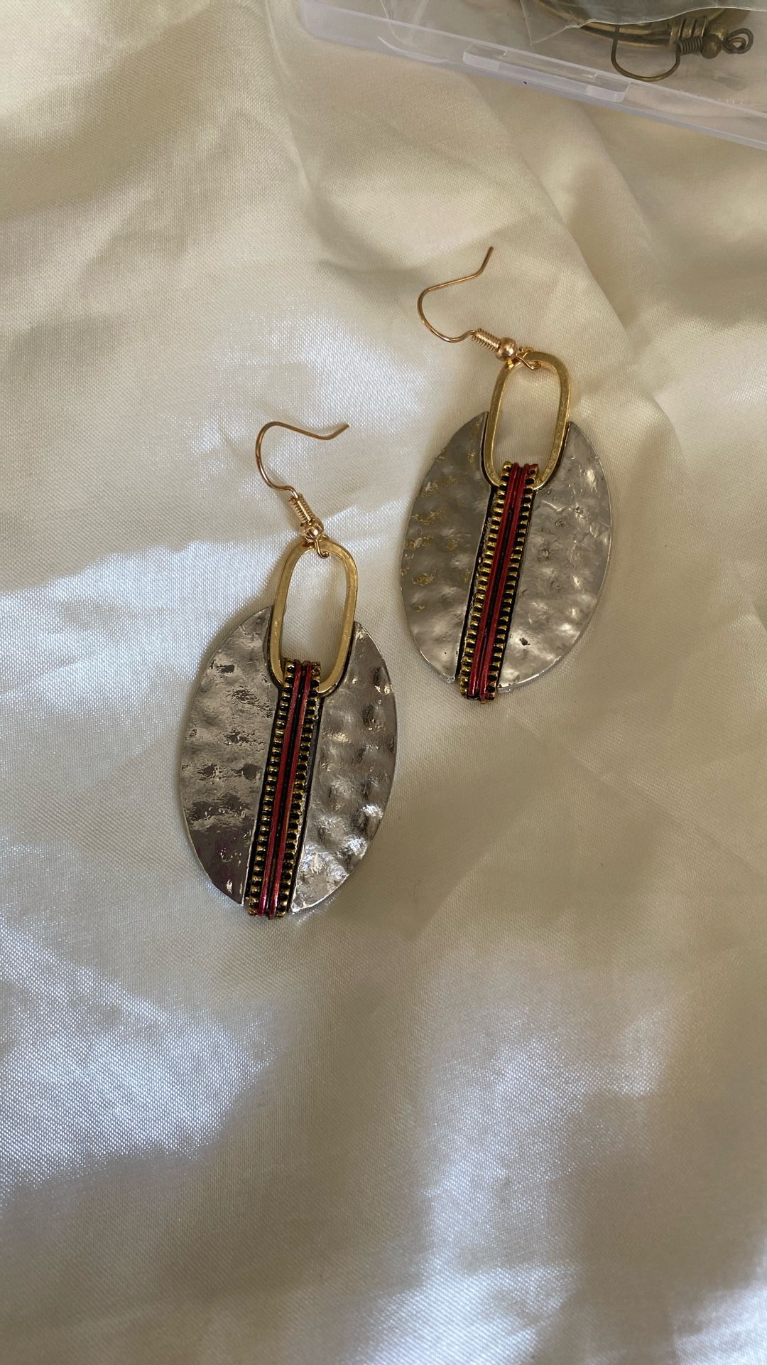 Boho Handmade Silver Color Earrings