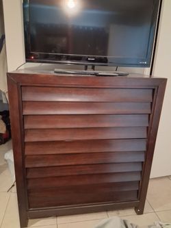 Dark Wood Dresser