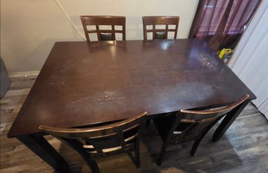 Dining Table Set with 4 Chairs – $150 OBO