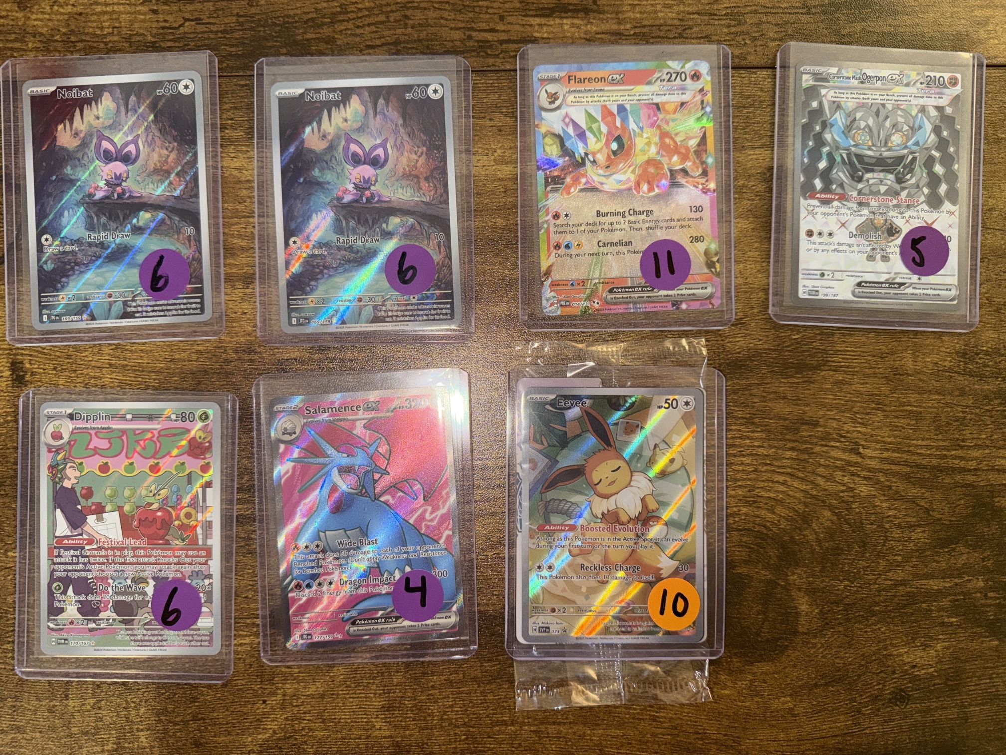 Pokemon card singles