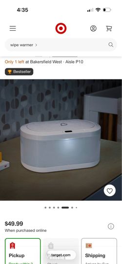 Munchkin touch free baby wipe warmer