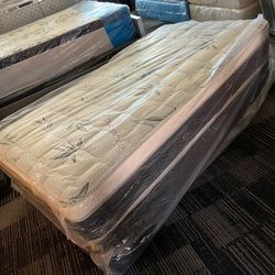 Twin Size Mattress With Box Spring 