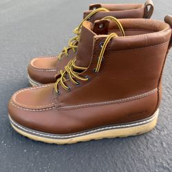 Die Hard Men's CLASSIC Work Boot 6" SureT Soft Toe 12d WIDE - BROWN