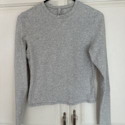 Skims Long Sleeve Cotton Tee Size M