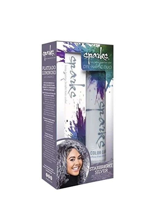 Sparks ( Duo )Hair Color Dye Star Bright Silver