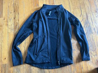 Size small black zip up jacket
