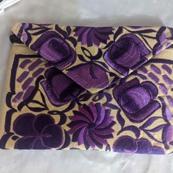 Handmade clutch, purse, crossbody