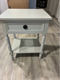 Gray night table