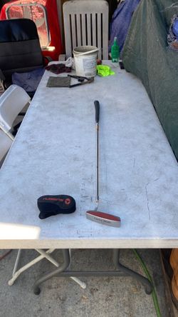 Golf Mens LH TaylorMade Nubbins  Putter. w/Cover