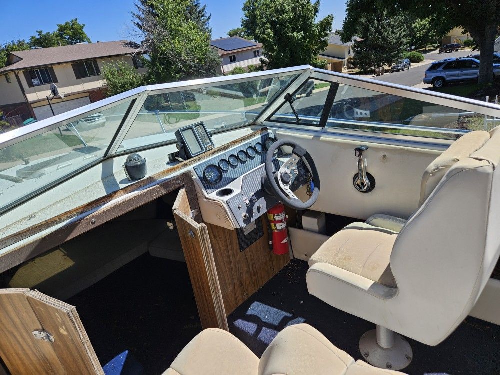 Trailer & boat ? Forester Cuddy cabin 19ft.