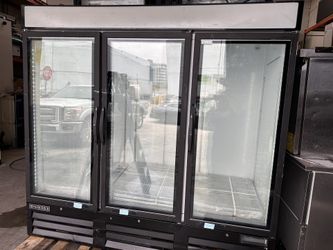 Freezer 3 Door Glass